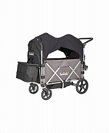 Caravan Stroller Wagon Chassis with Canopies