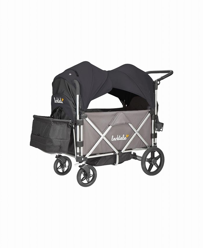 undefined | Larktale Caravan Stroller Wagon Chassis with Canopies