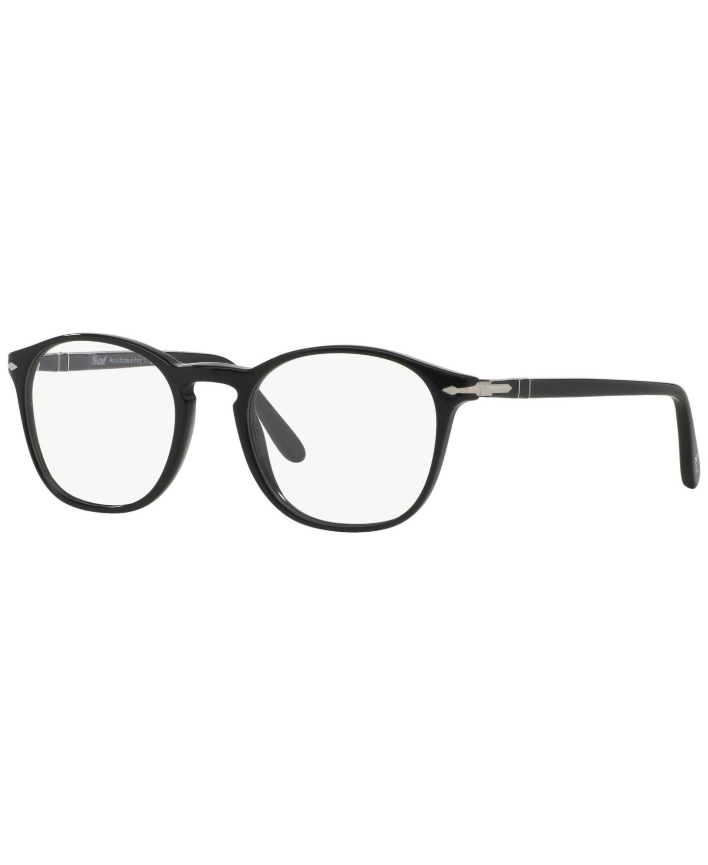Мужские очки Persol Man Square Plastic PO3007V Eyeglasses, цвет: Чёрный — фото 1