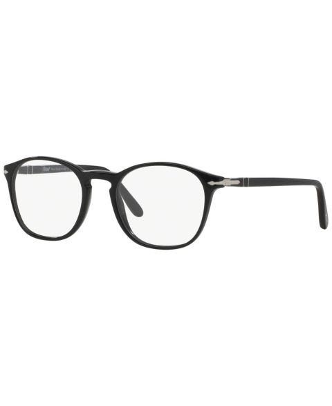 Мужские очки Persol Man Square Plastic PO3007V Eyeglasses, цвет: Чёрный