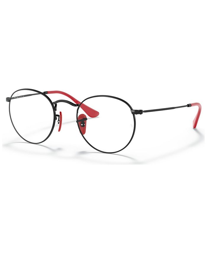 Ray Ban Scuderia Ferrari RX3447VM Unisex Round Eyeglasses Macy s