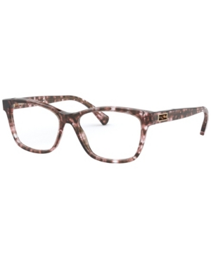Ralph By Ralph Lauren Ra7117 Women's Rectangle Eyeglasses In Brown Havana