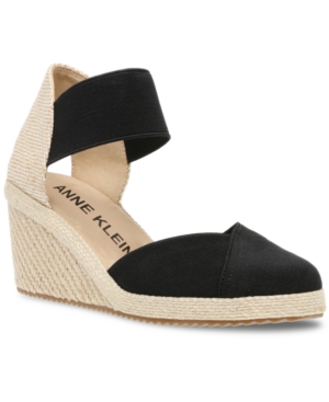 Anne Klein Zoey Strappy Espadrille Wedge Sandals