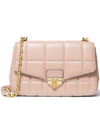Michael Kors Soho Large Quilted Chain Shoulder - Macy's