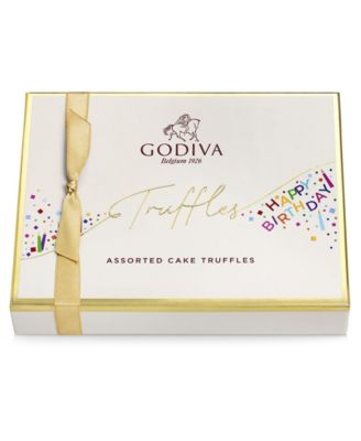 Happy Birthday Truffle Gift Box, 12 Pieces