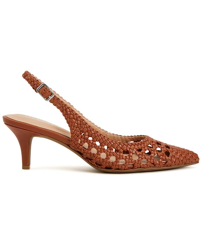 Alfani Women's Step 'N Flex Babbsy Pointed-Toe Slingback Pumps, Created for Macy's & Reviews 