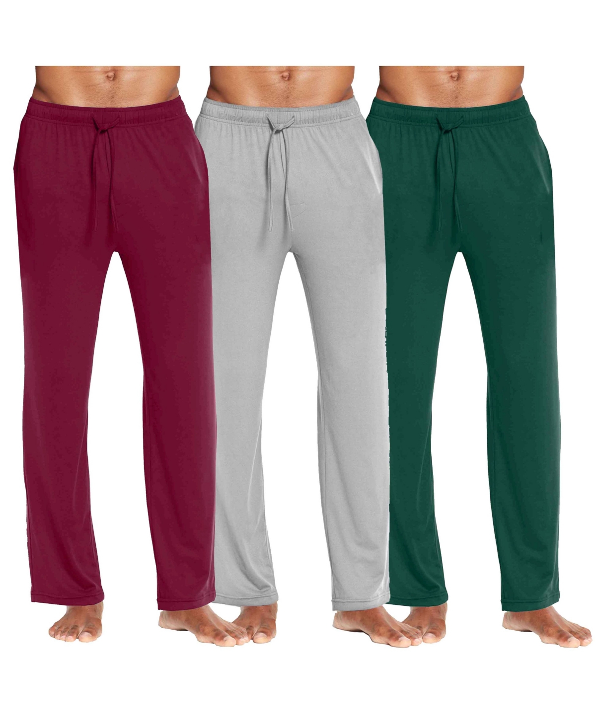 Galaxy By Harvic Men's Classic Lounge Pants, Pack Of 3 In Multi7