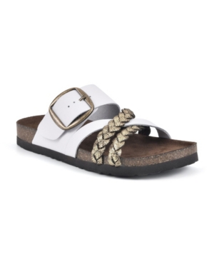 White Mountain Healing Footbed Sandal Slides Women's Shoes