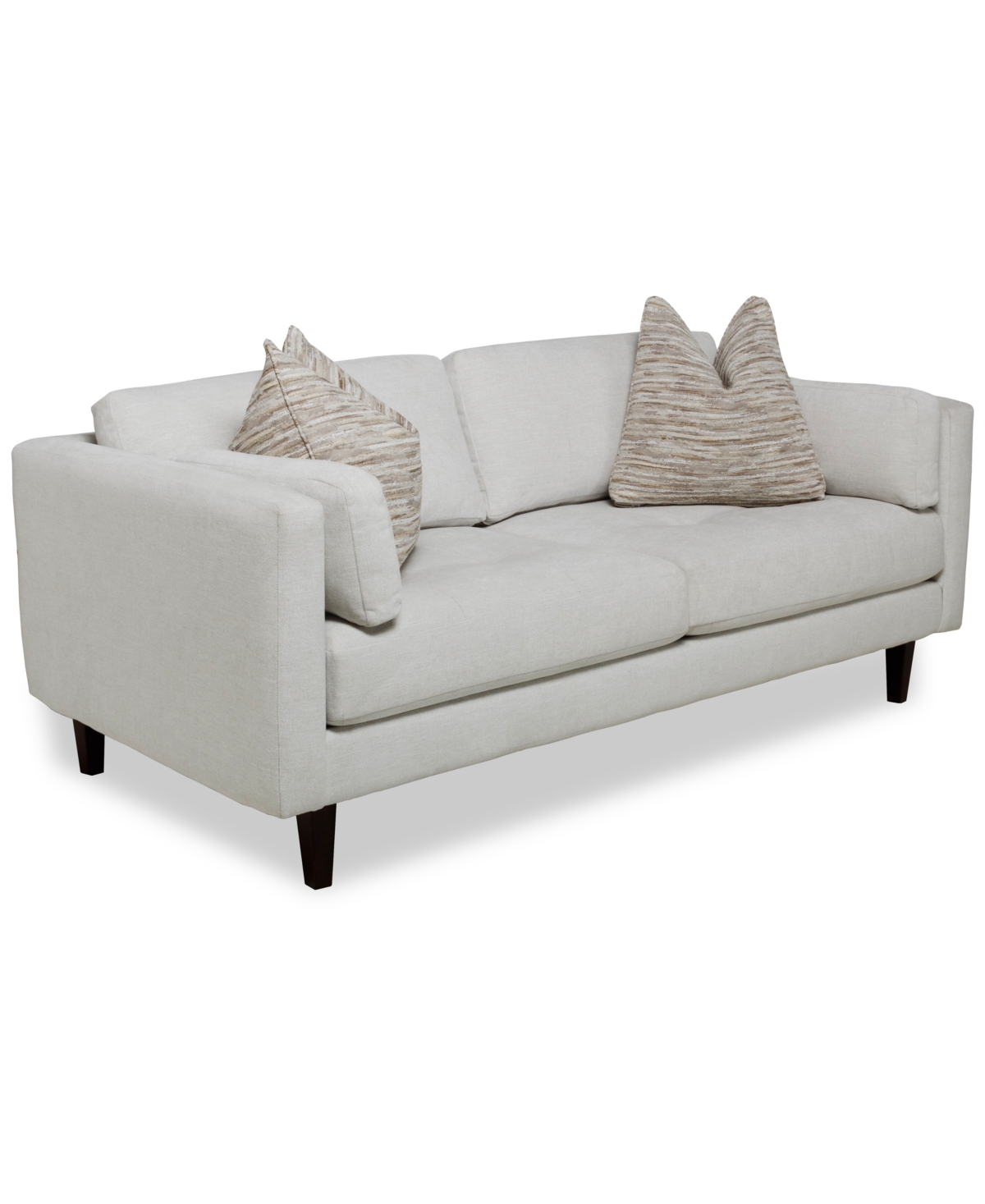 Jesslie 76" Fabric Sofa, Created for Macy's - Uber Pearl