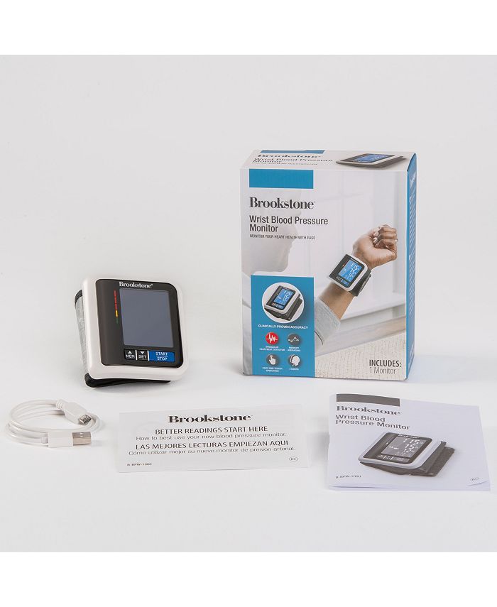 Brookstone Wrist Blood Pressure Monitor Macy