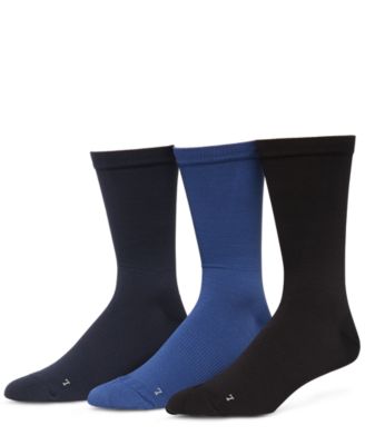Perry Ellis Portfolio - Men's 3-Pack Pique Flat Socks