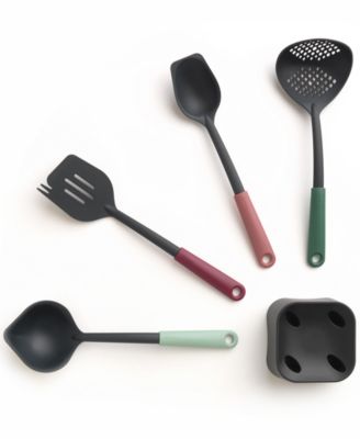 Kitchen Utensils 4-Pc. Set plus Stand