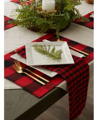 Reversible Gingham - Buffalo Check Placemat Set