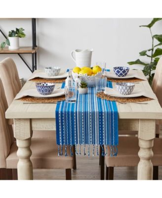 Stripe with Fringe Table Runner