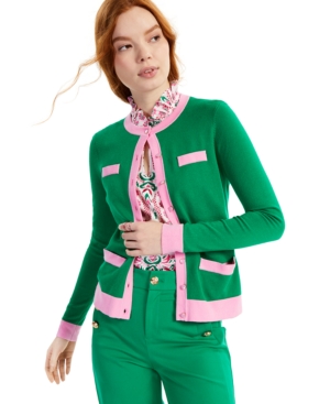 Charter Club Petite Contrast Cardigan Created for Macy's