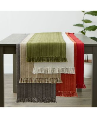 Variegated Fringe Table Runner