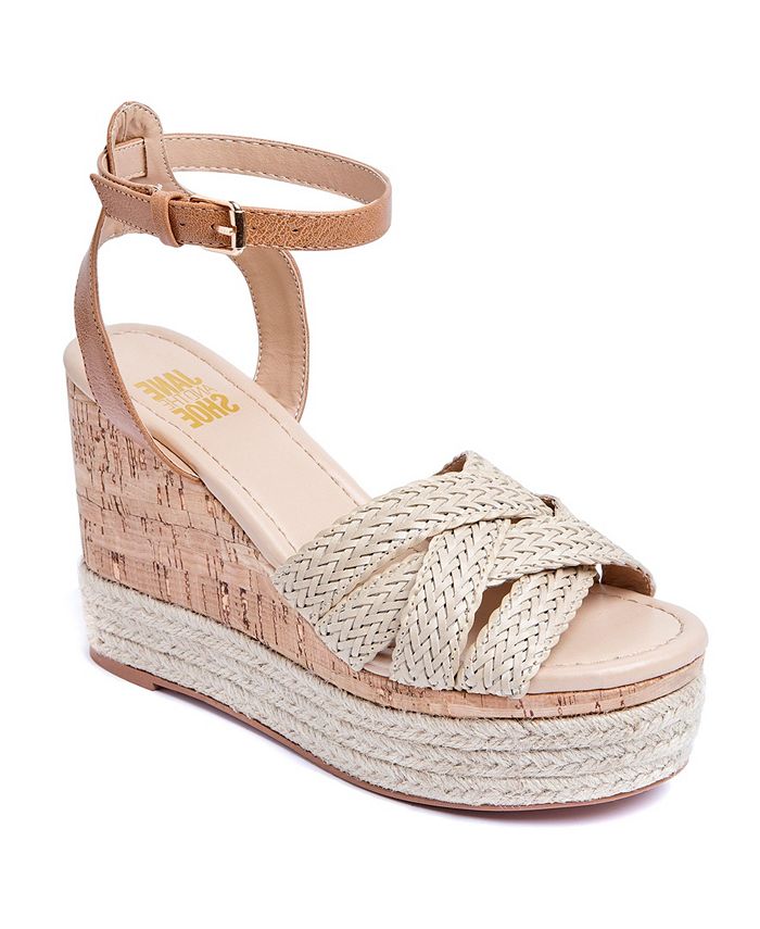 JANE AND THE SHOE Women's Lily Woven Wedges - Macy's