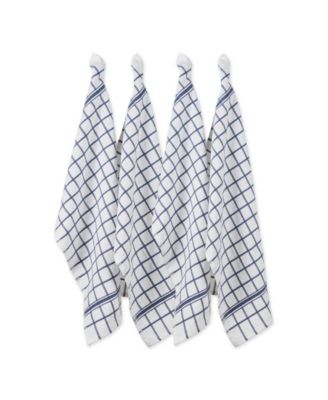 Windowpane Terry Dishtowel, Set of 4