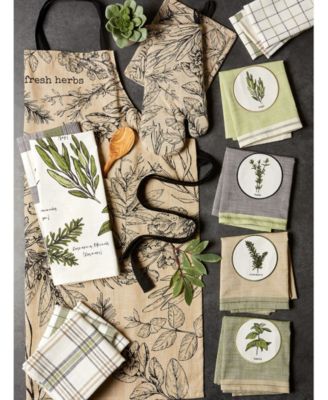 Fresh Herbs Kitchen Textiles, Fresh Herbs, 35" x 28", 1 Piece