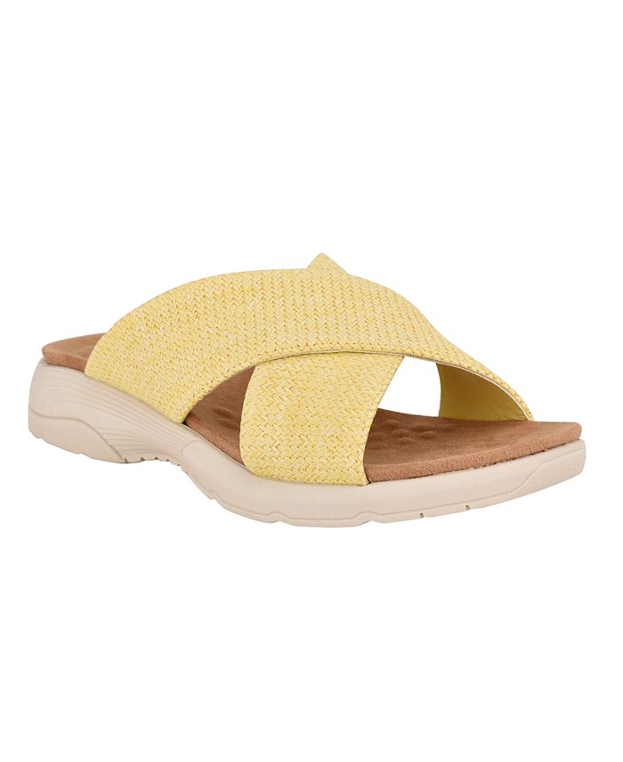 Easy Spirit Women's Taite Square Toe Casual Flat Sandals Macy's