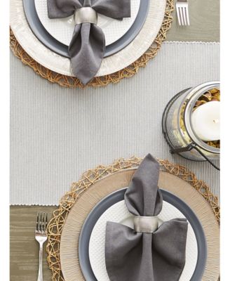 Ribbed Table Runner, 13" x 72"