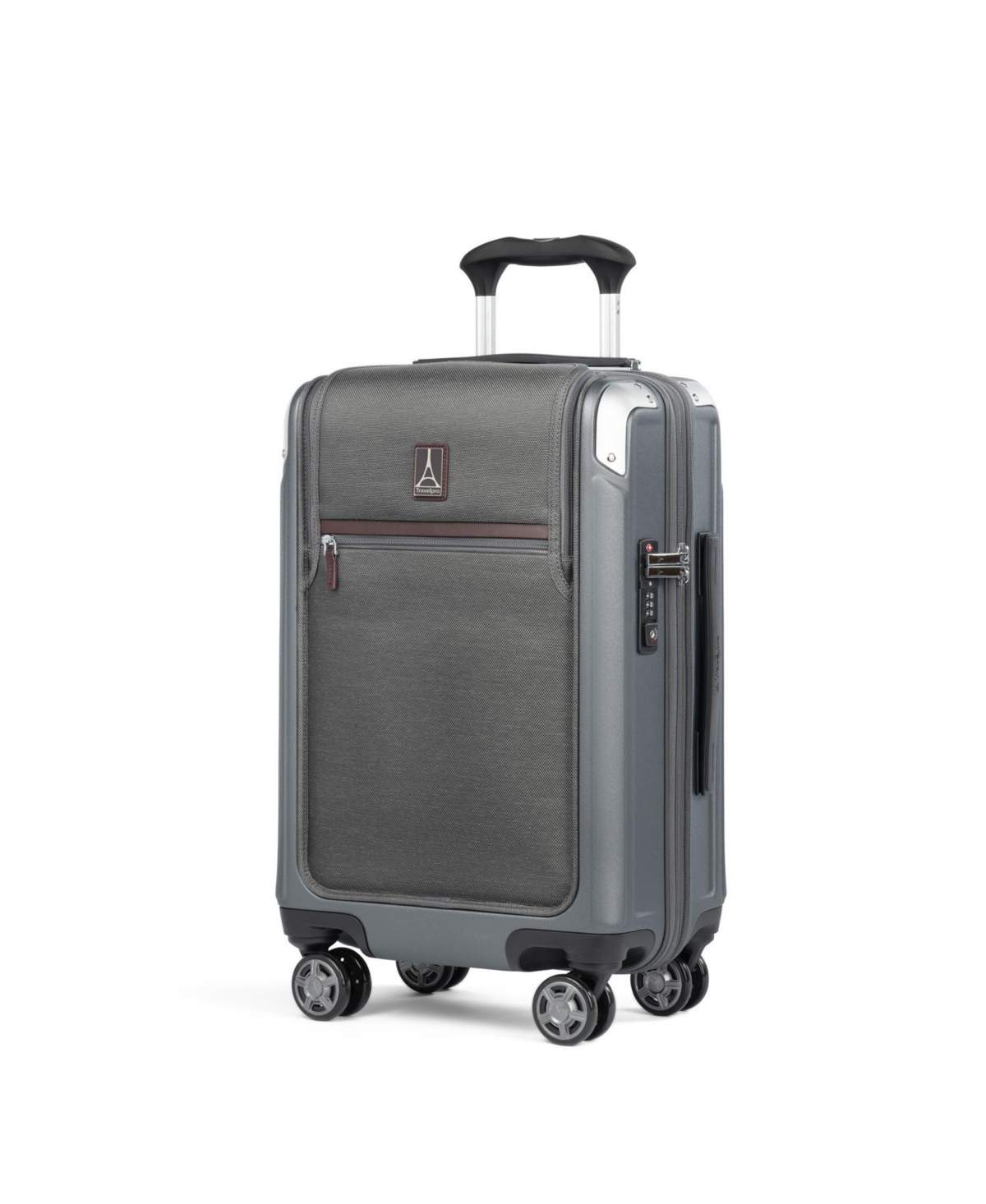 Platinum Elite Hardside Business Plus Carry-on Spinner - Vintage Gray