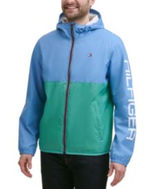 Men's Colorblocked Logo Rain Slicker