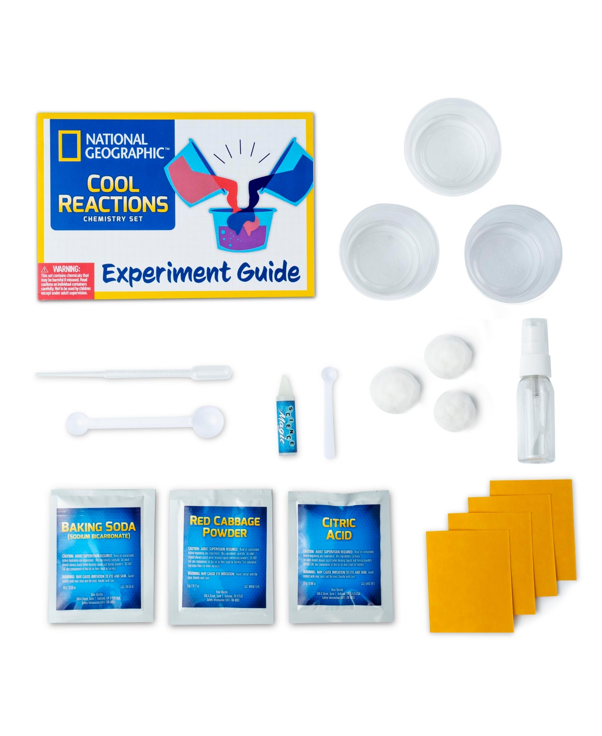 Shop National Geographic Cool Reactions Chemistry Kit In N,a