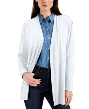 Karen Scott Open-Front Cardigan Created for Macy's