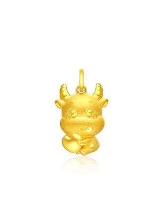 ox gold pendant