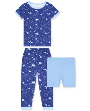 Max & Olivia Toddler Boys 2-Piece Space-Print Pajama Set with Shorts