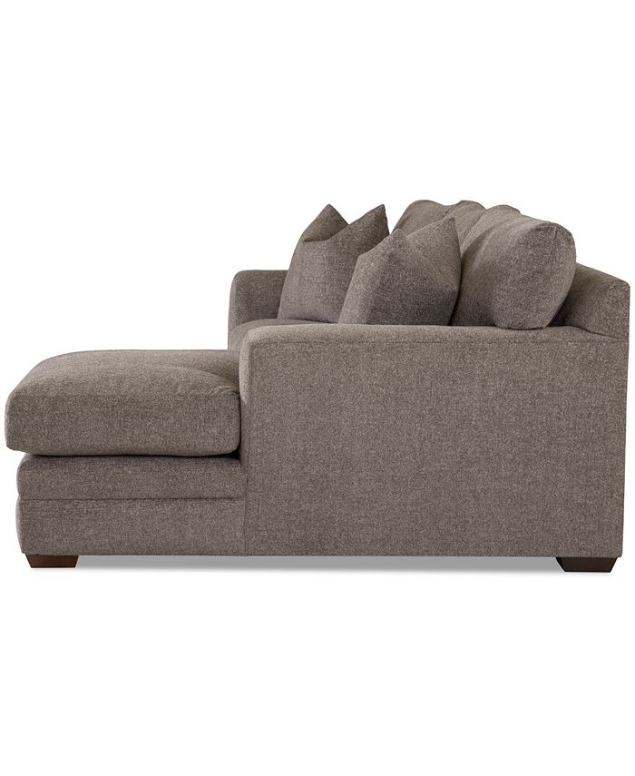 Macy's CLOSEOUT! Loranna 2Pc. Fabric Sectional with Chaise, Created