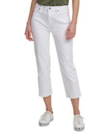 Juniors' Cropped Straight-Leg Jeans