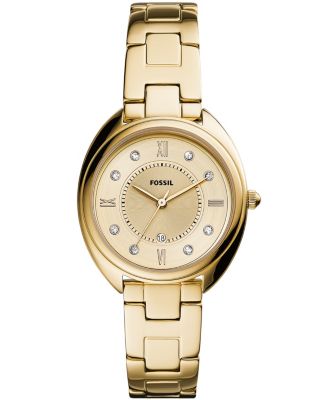 Fossil - Women's Gabby Gold-Tone Stainless Steel Bracelet Watch 34mm