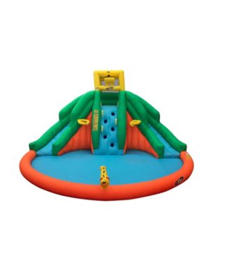 Magic Time Twin Peak Inflatable Water Park with Slide