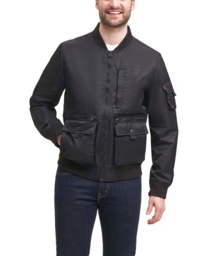 Levi's Men's Flight Satin Utility Bomber Jacket