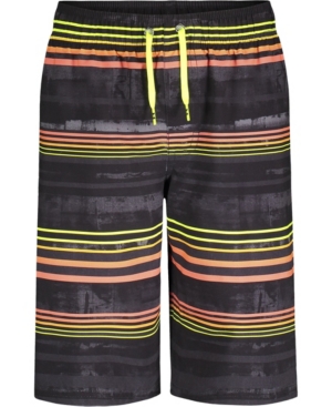 Big Boys Rush Gradient Stripe Swim Shorts