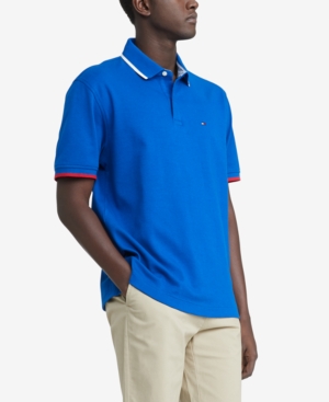 Tommy Hilfiger Men's Classic-Fit Th Luxe Hopkins Polo
