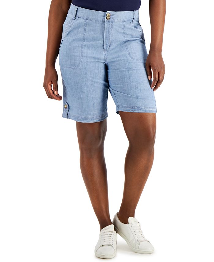 Karen Scott Denim Bermuda Shorts Created for Macy s Macy s