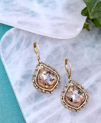 lonna & lilly - Gold-Tone Stone Drop Earrings