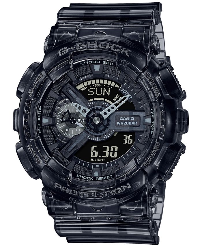 G-Shock - Men's Analog-Digital Clear Smoke Resin Watch 51.2mm
