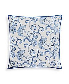 Palmette Decorative Pillow, 20" x 20", Created for Macy's