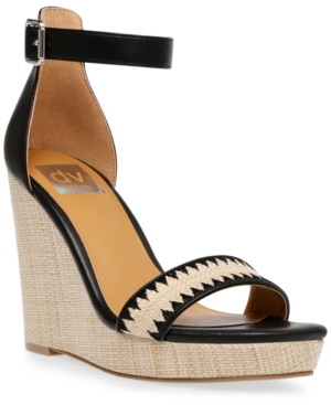 Dv Dolce Vita Harla Platform Raffia Wedge Sandals Women's Shoes