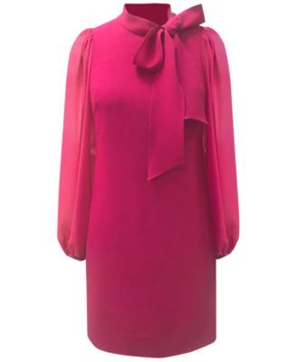 Vince Camuto - Bow-Neck Shift Dress
