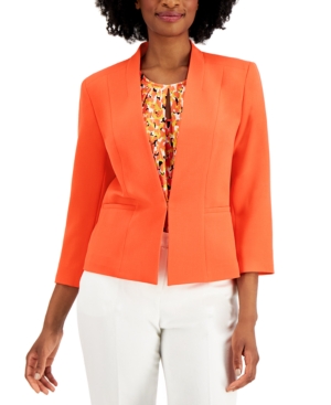 Kasper Collarless Jacket