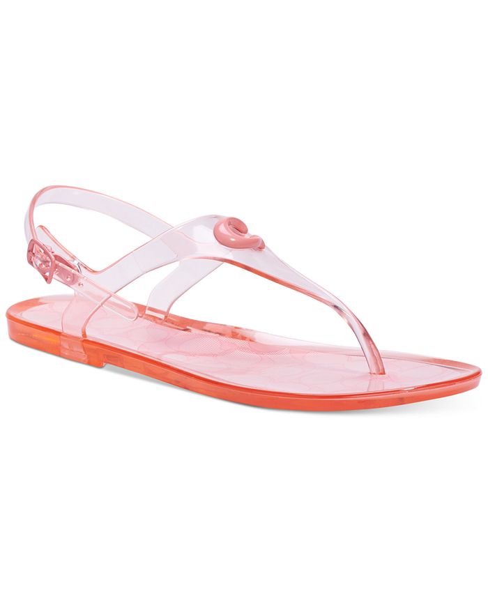 COACH Women's Natalee Jelly Thong Sandals Macy's
