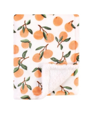 Baby Girls and Boys Plush Blanket with Sherpa Back