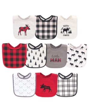 Baby Girls and Boys Cotton Bibs 10 Pack