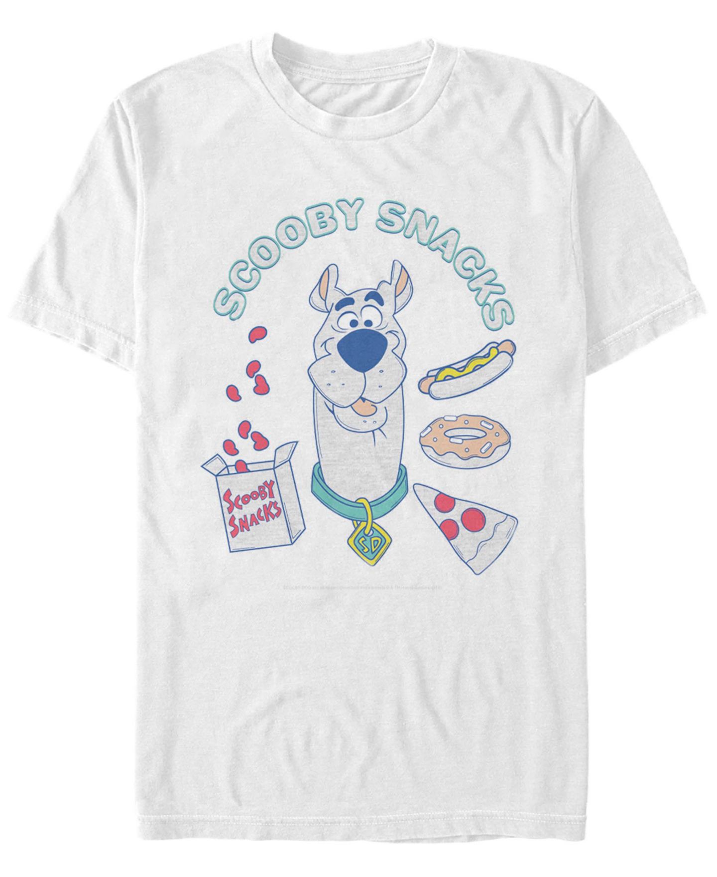 Мужская футболка Fifth Sun Scooby Doo Scoob Eats Short Sleeve, цвет: Белый — фото 1
