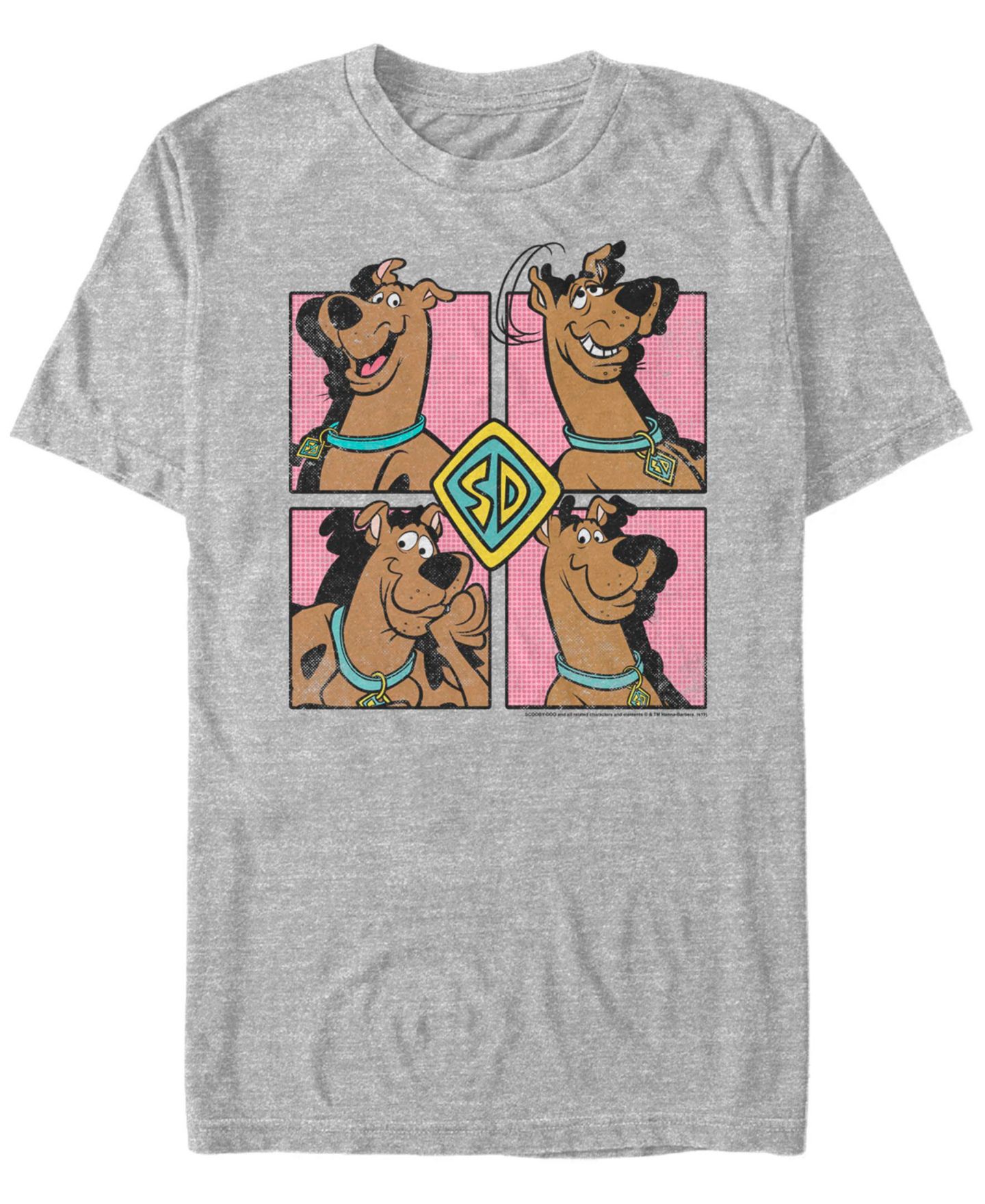 Мужская футболка Fifth Sun Scooby Doo Scoob Four Up Short Sleeve, цвет: Athletic H — фото 1